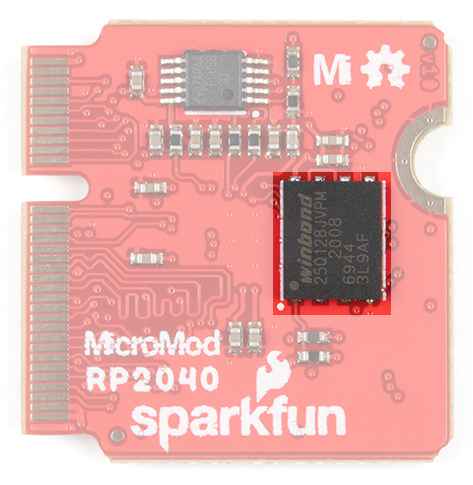 flash memory highlighted