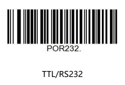 DE2120 TTL Mode barcode