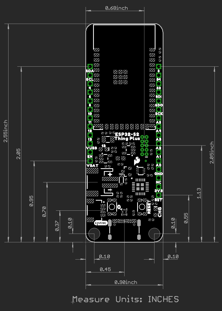 Pcb Design Sizes Of The Original ESP32 DevKitC 32U Wifi 54 OFF