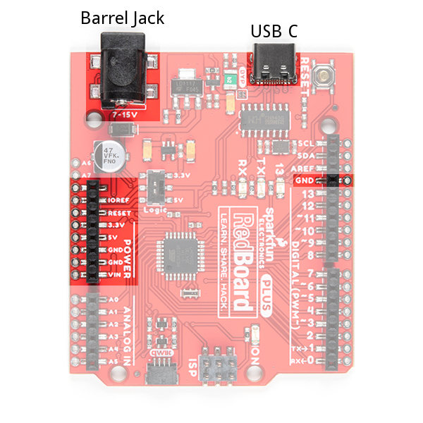 RedBoard Plus Hookup Guide - SparkFun Learn