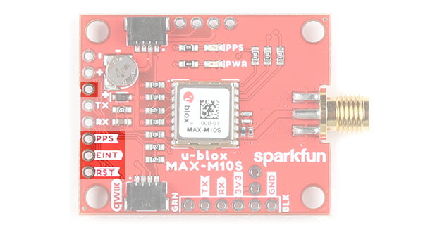 Top View of Control Pins