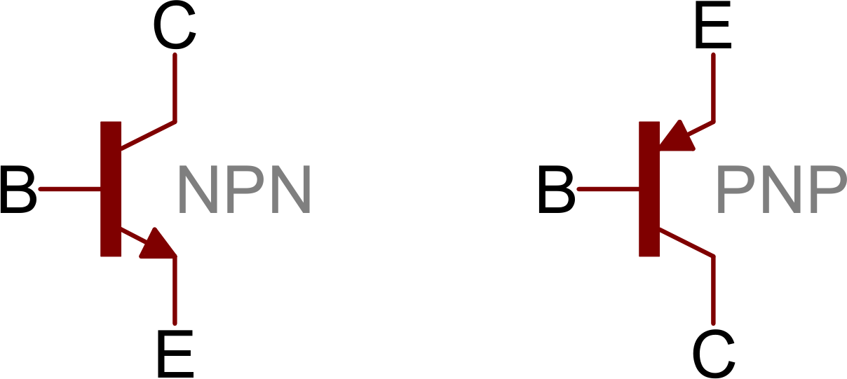 npn transistor schematic