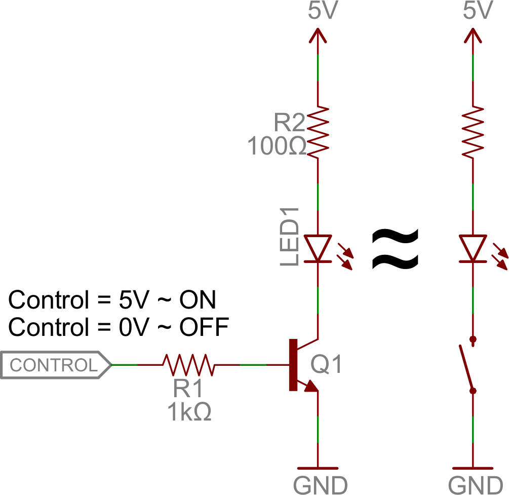 Drive Led With Transistor 0187