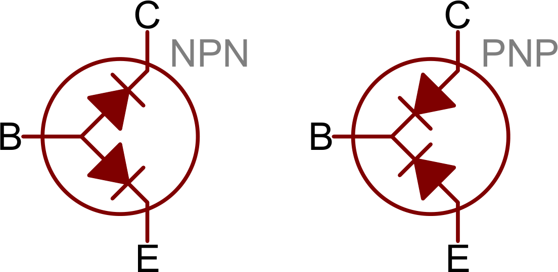 transistor symbols schematics