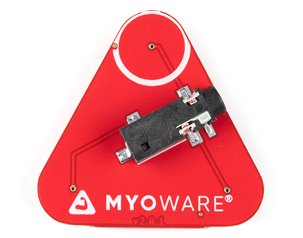 Bottom View of the MyoWare 2.0 Cable Shield