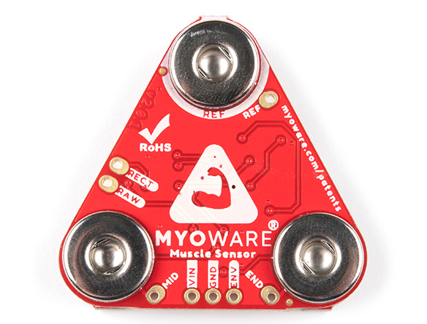Bottom View of the MyoWare 2.0 Muscle Sensor