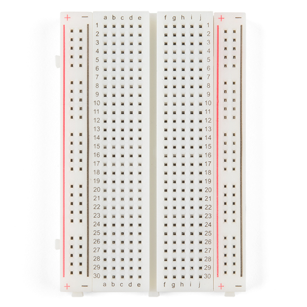 Image of the breadboard