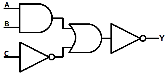 not gate circuit diagram