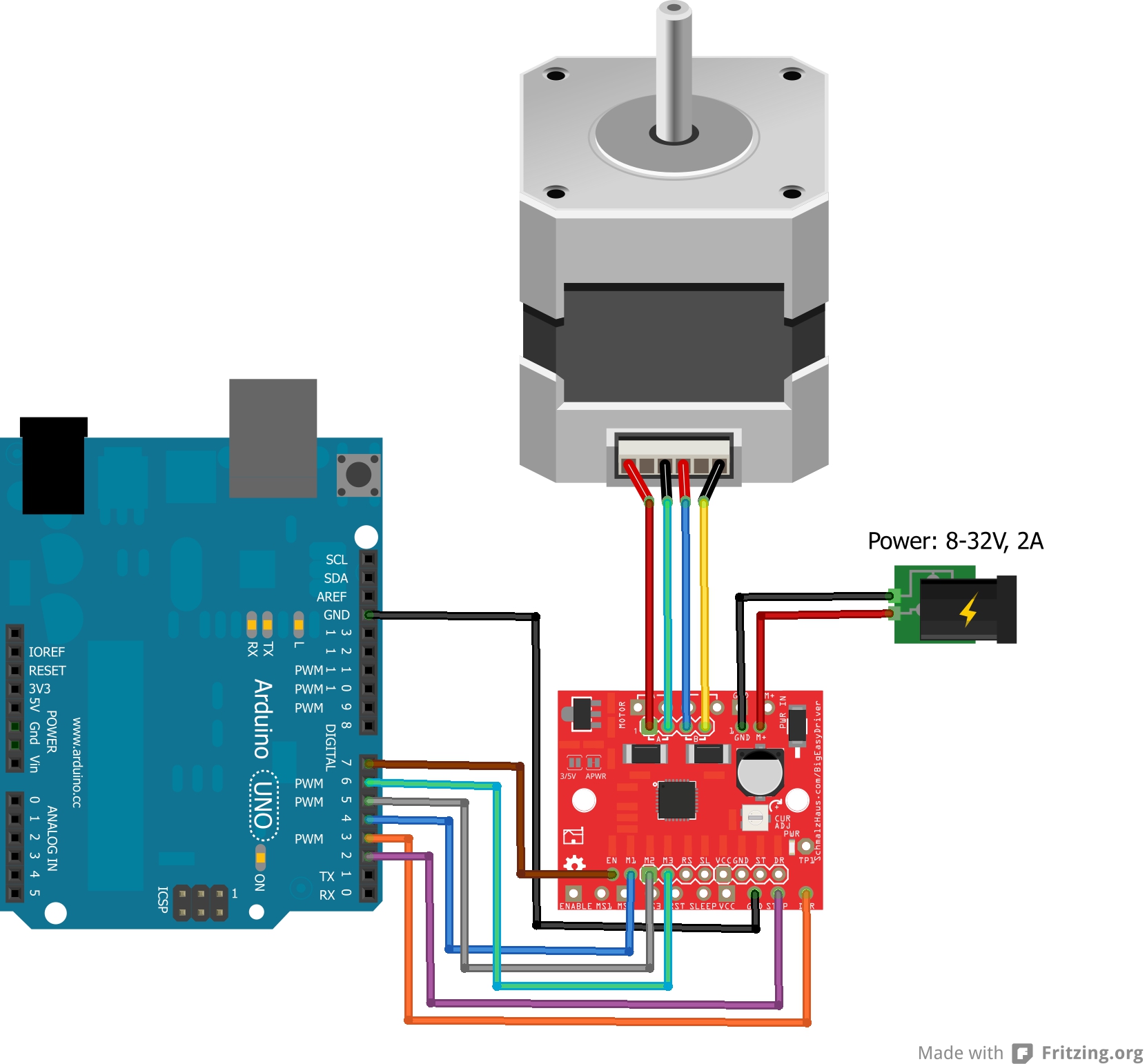 Guide to NEMA 17 Stepper Motor Dimensions, Wiring Pinout