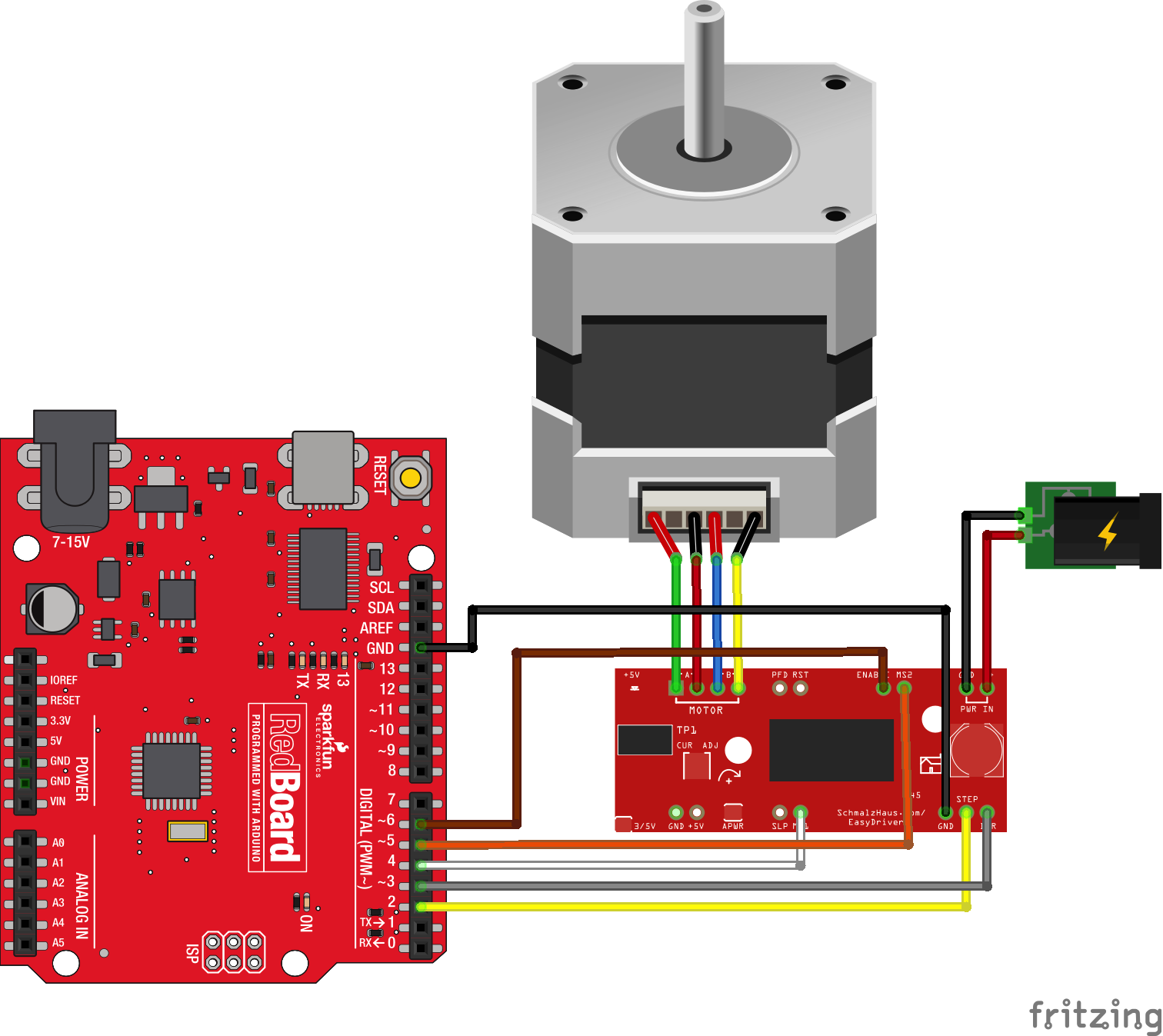 Easy Driver Hook-up Guide - learn.sparkfun.com ms1 wiring diagram 