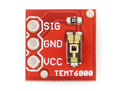 TEMT6000 - Sensor de luz ambiente - Electronilab