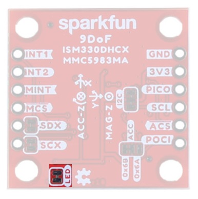 LED jumper is on the bottom left of the back of the board