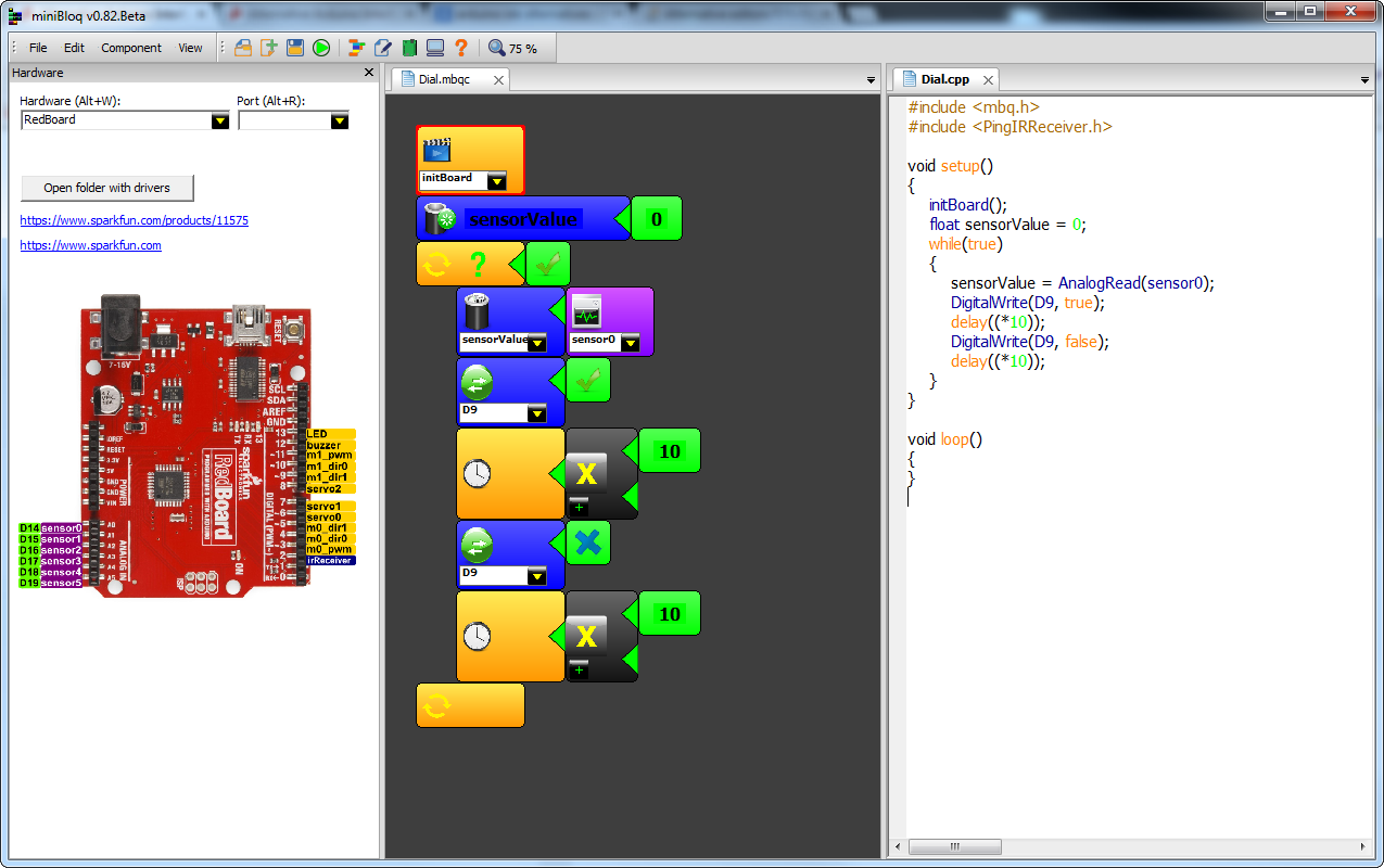 arduino program