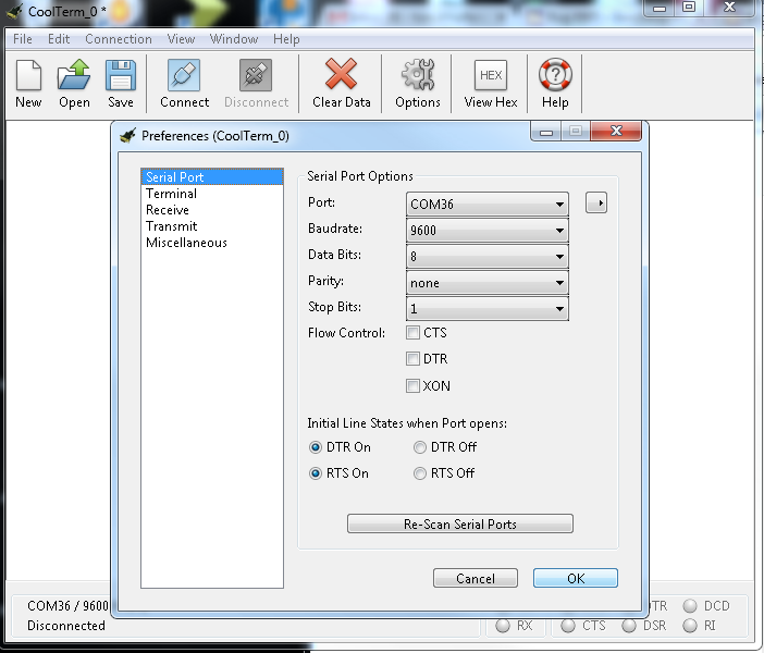 mac coolterm usb serial