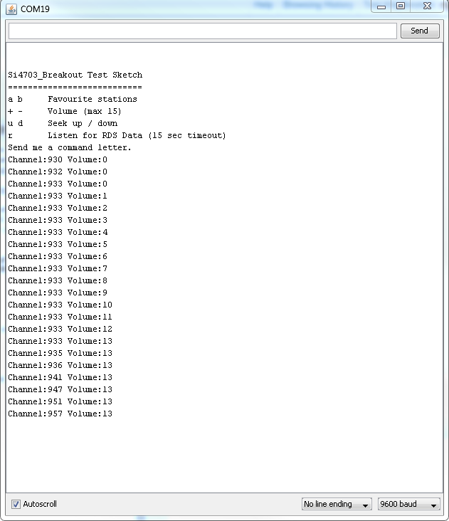 Module FM Click MIKROE-1431 récepteur radio Si4703 bande FM