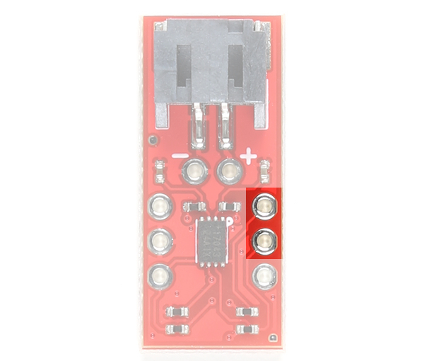 I2C Pins Highlighted - Top View