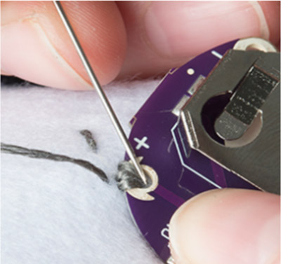 Sewing with Conductive Thread - SparkFun Learn