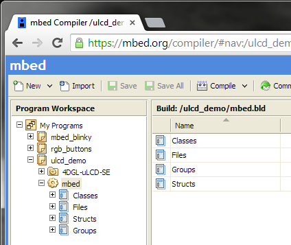 mbed import library