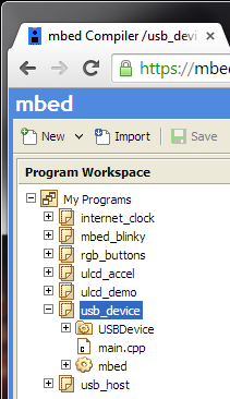 mbed USB Device libraries