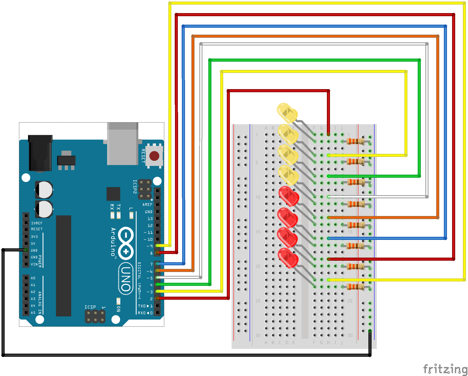 Led blinking using arduino (4 Examples) with code, circuit and video