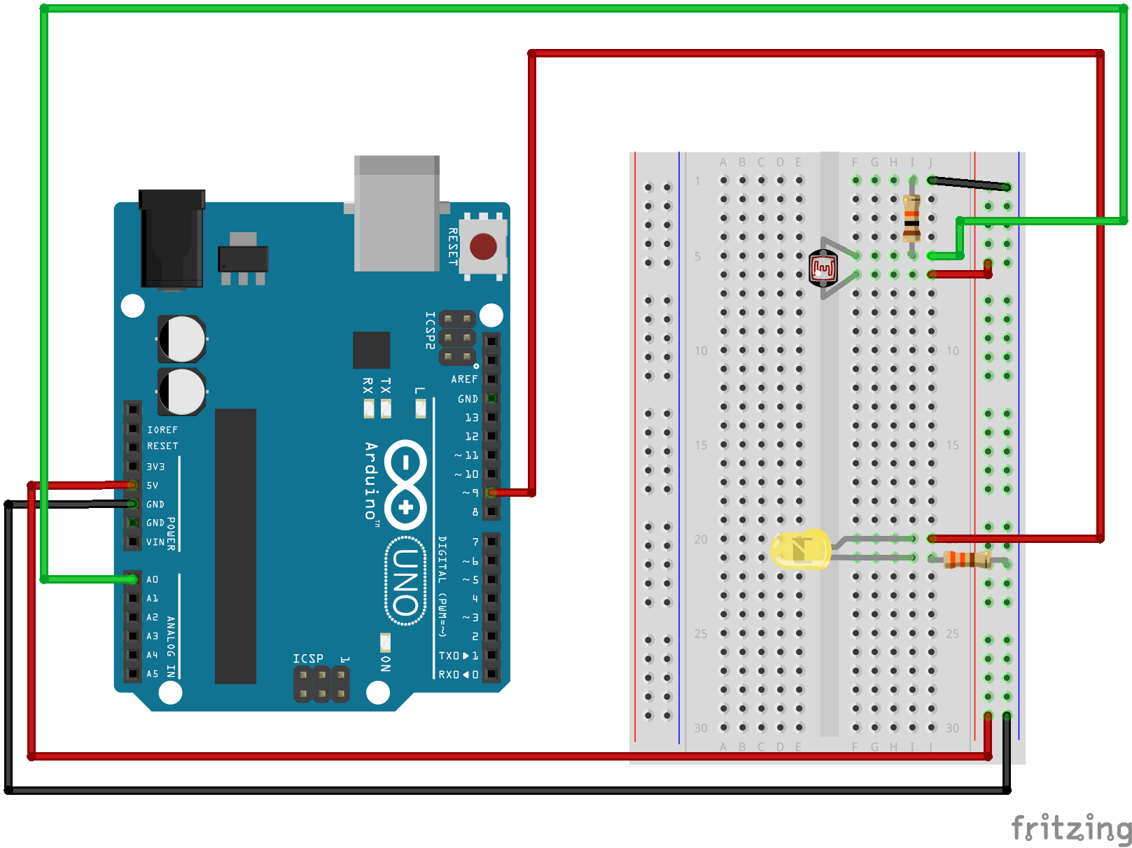 photoresistance arduino