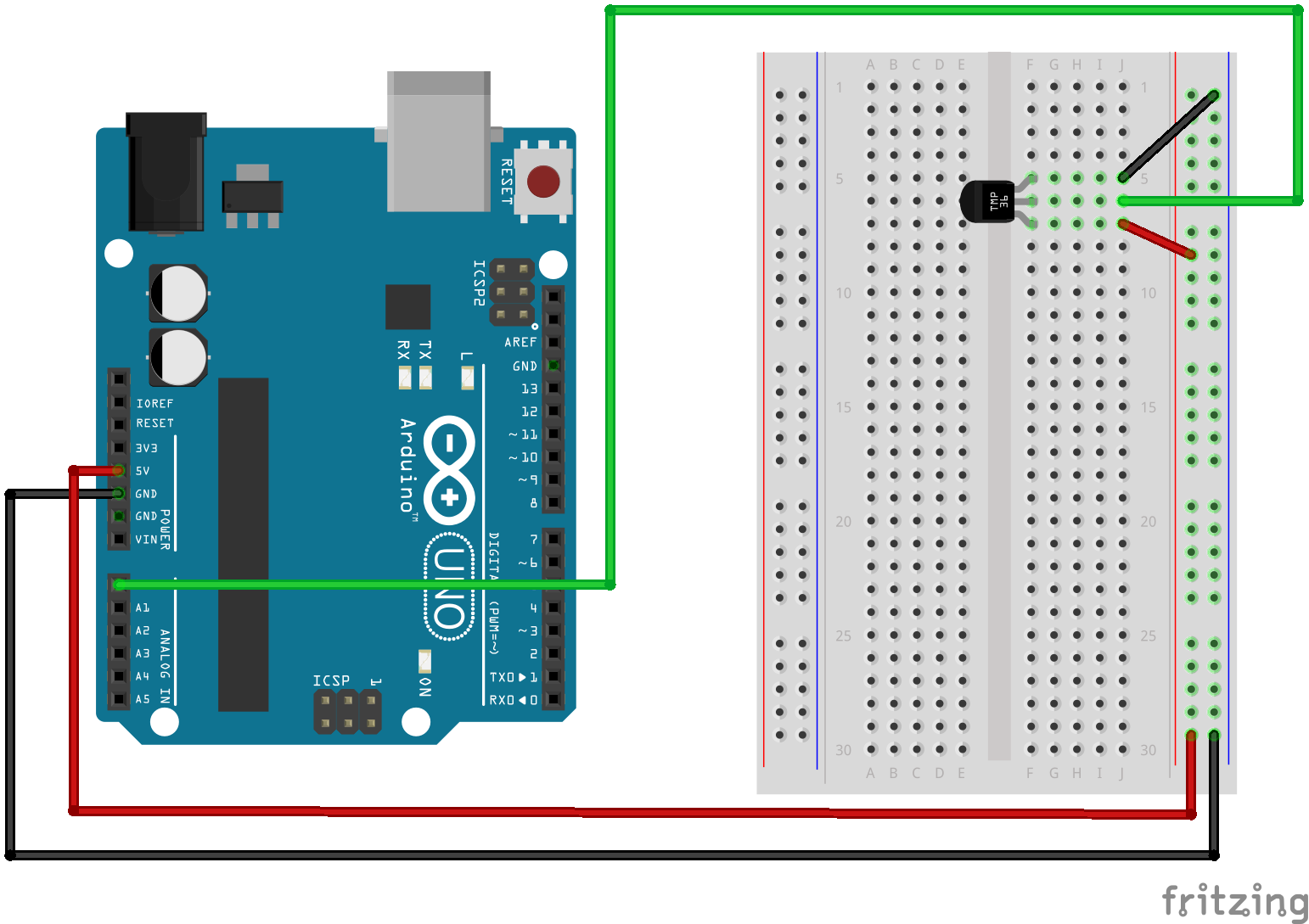 Measure Temperature with Arduino - 5 Sensors