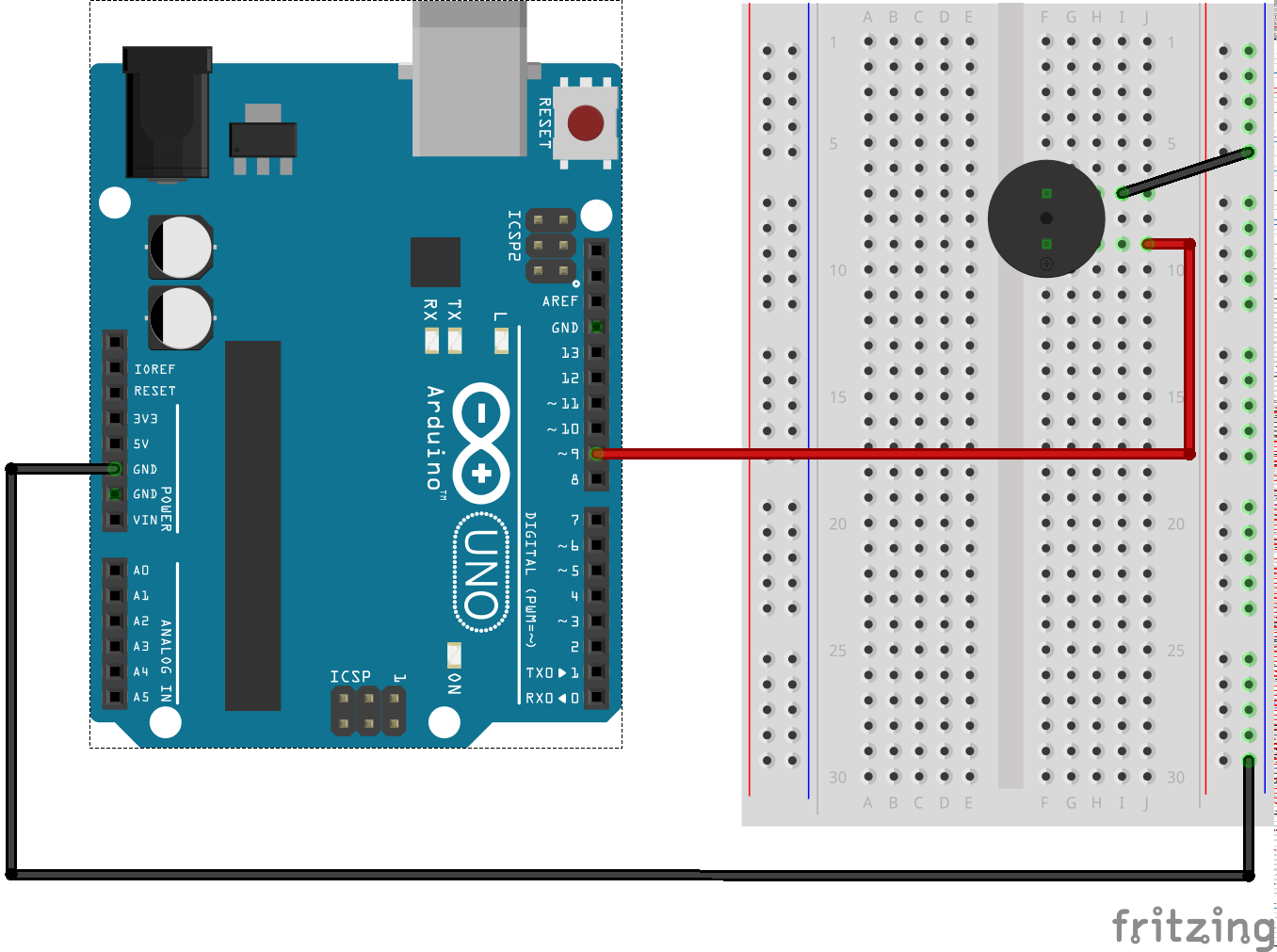 How to Connect Passive Buzzer with Arduino Tutorial - Arduino Circuit