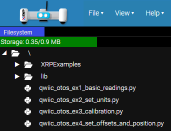 Finding the examples in the FileSystem