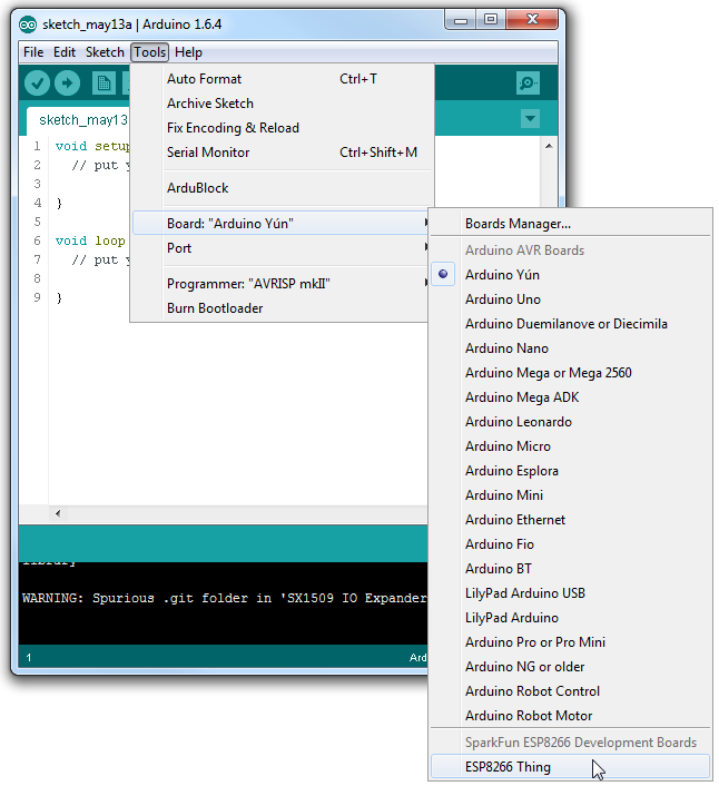 software serial esp8266 at commands