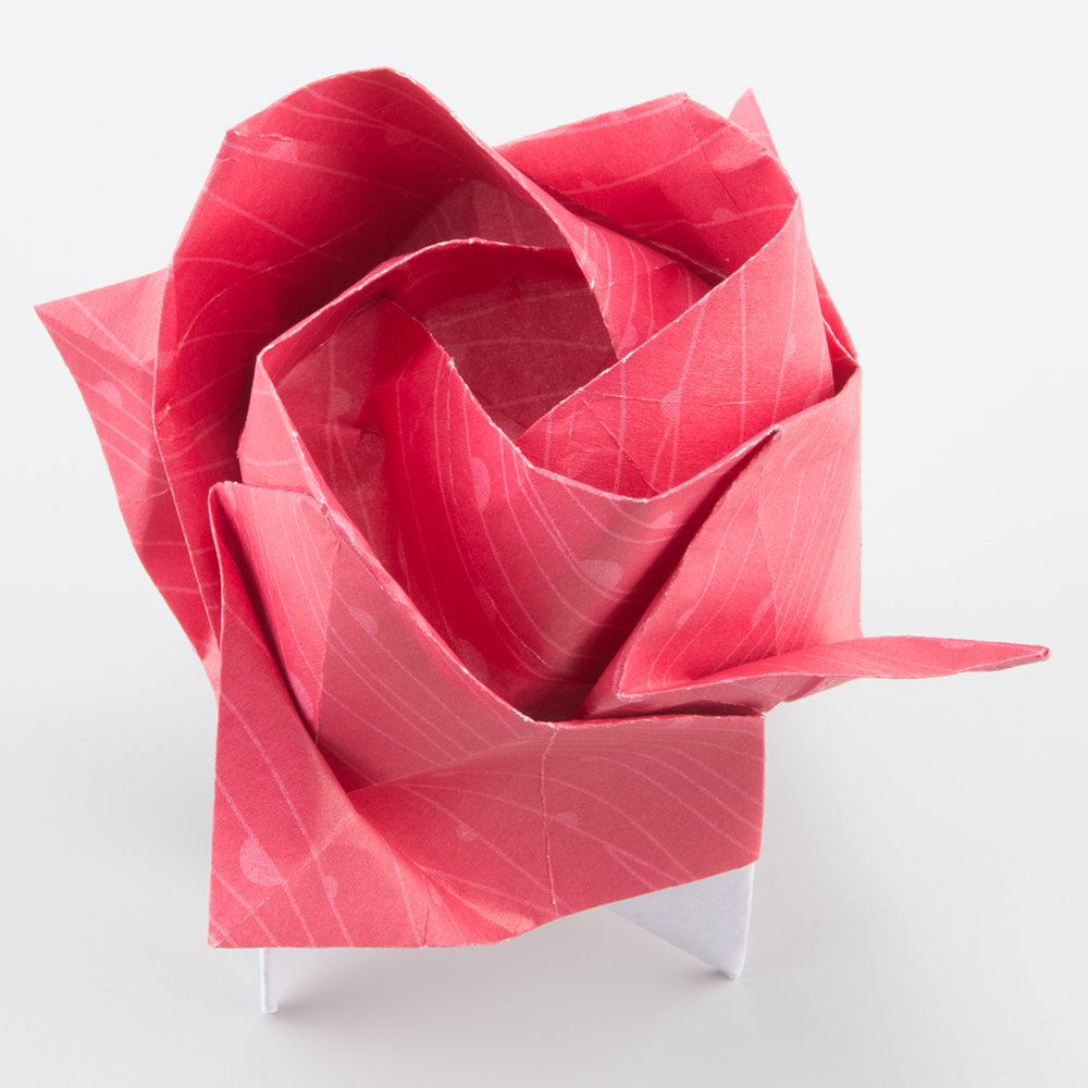 how to make origami rose step by step instructions