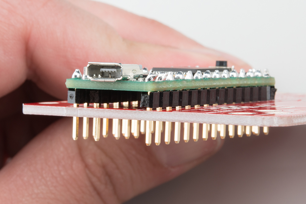 Teensy with pins