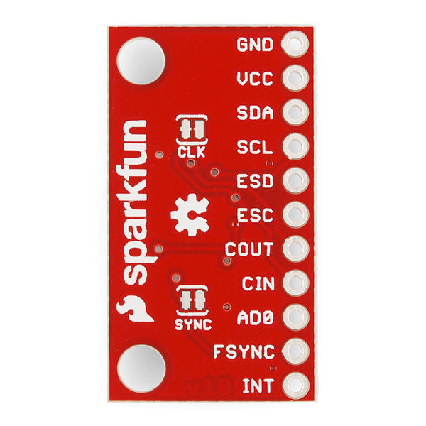 Back of MPU-9150 Breakout