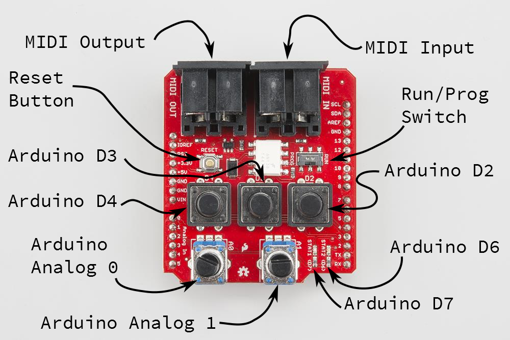 arduino micro midi