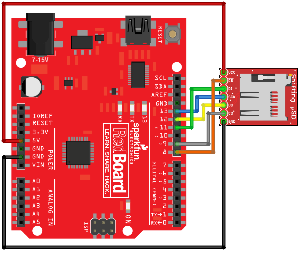 microSD USB Reader - COM-13004 - SparkFun Electronics