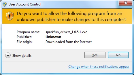 Windows 7 Warning