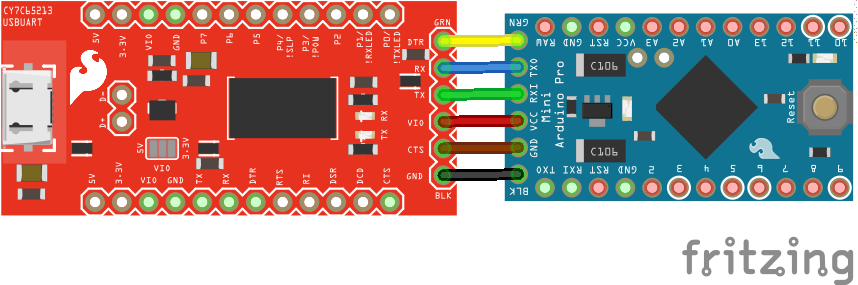 arduino micro wire library pins