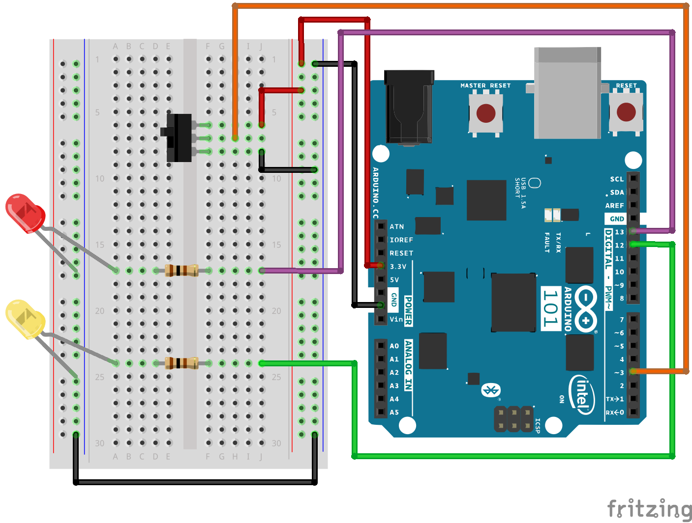 Sik Experiment Guide For The Arduino 101 Genuino 101 Board