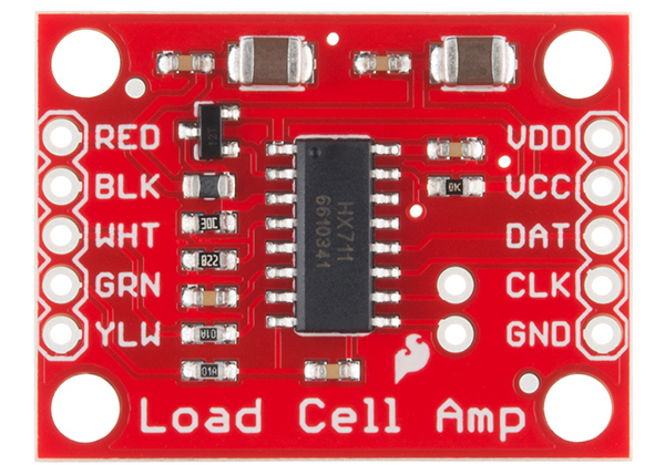 Sparkfun's HX711 load cell amplifier breakout board