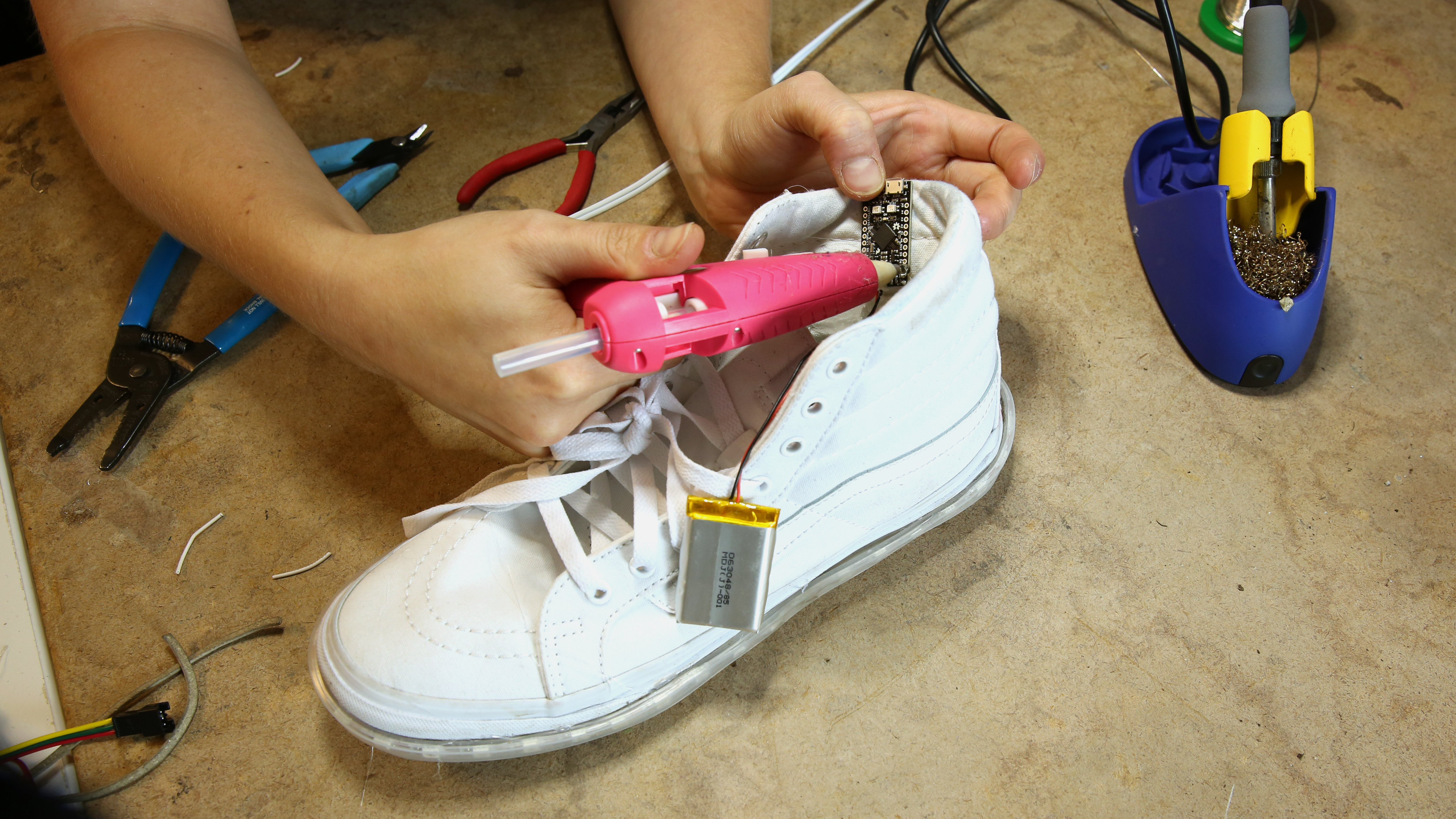 DIY Light-Up Shoes - SparkFun Learn