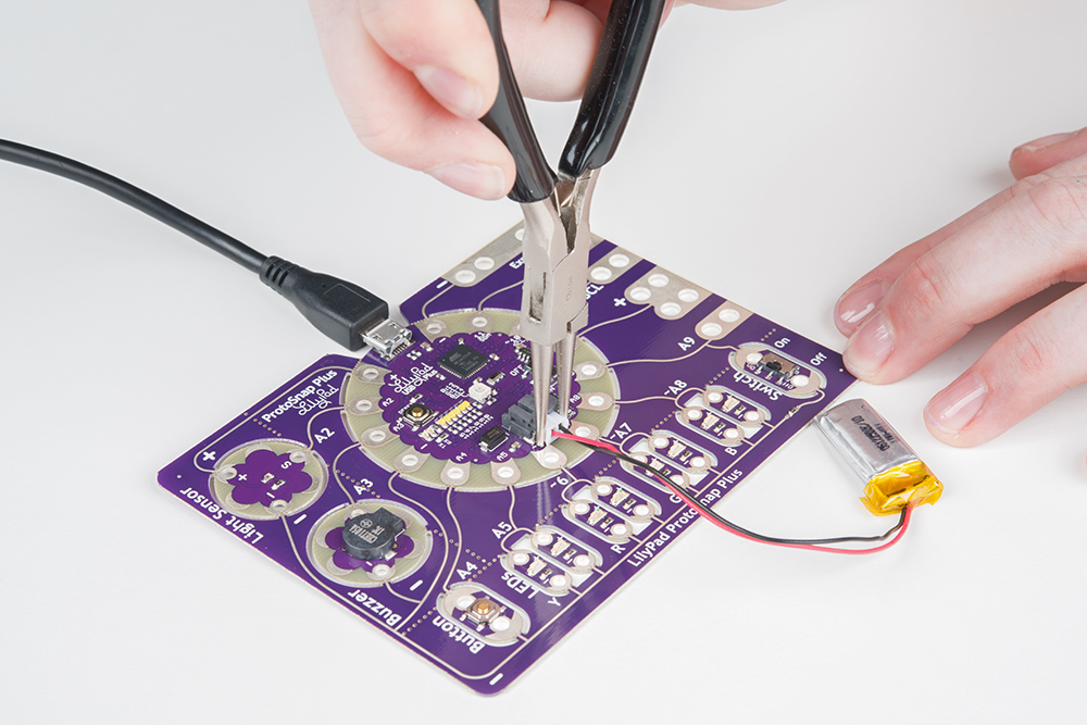 5 Moduli Scheda Pulsanti LilyPad Per Arduino - PCB 0,8mm, Pulsanti Cucibili
