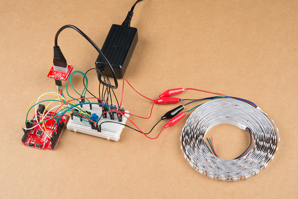 Non-Addressable RGB LED Strip Hookup Guide - SparkFun Learn
