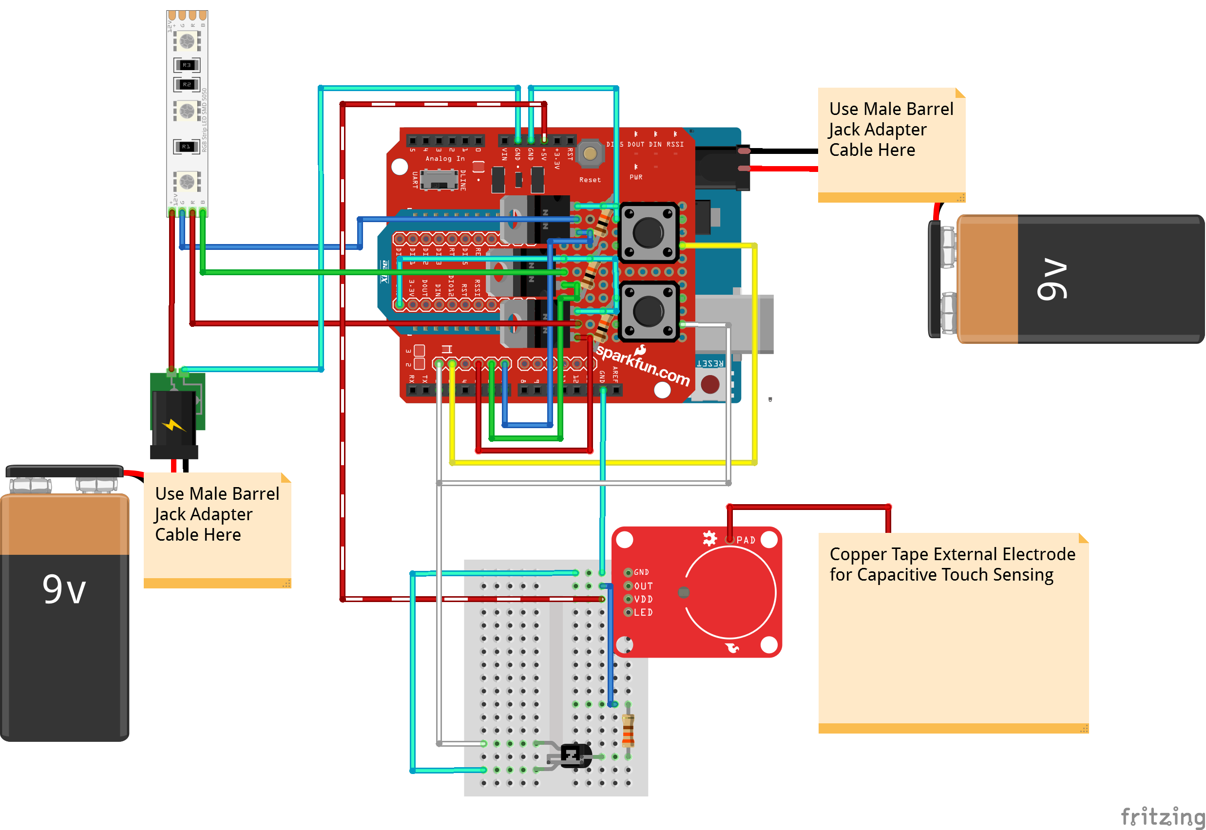 Interactive 3D Printed LED Diamond Prop - SparkFun Learn