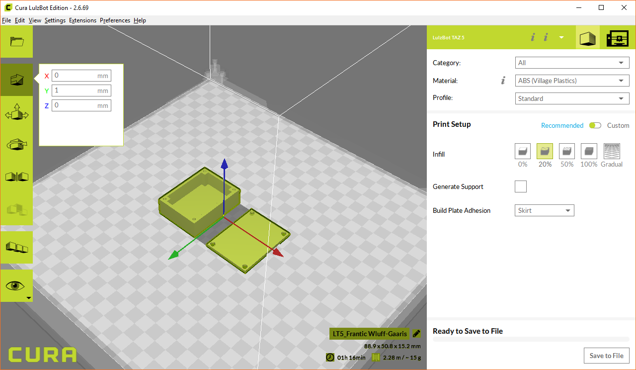 Editing Start and End gcode - Software - LulzBot