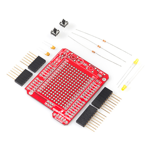 Arduino Protoshield for Basic Prototyping Electronics Projects