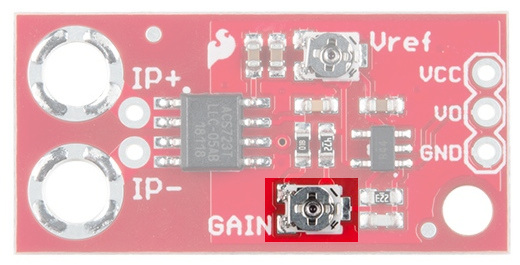 ACS723 Gain Potentiometer