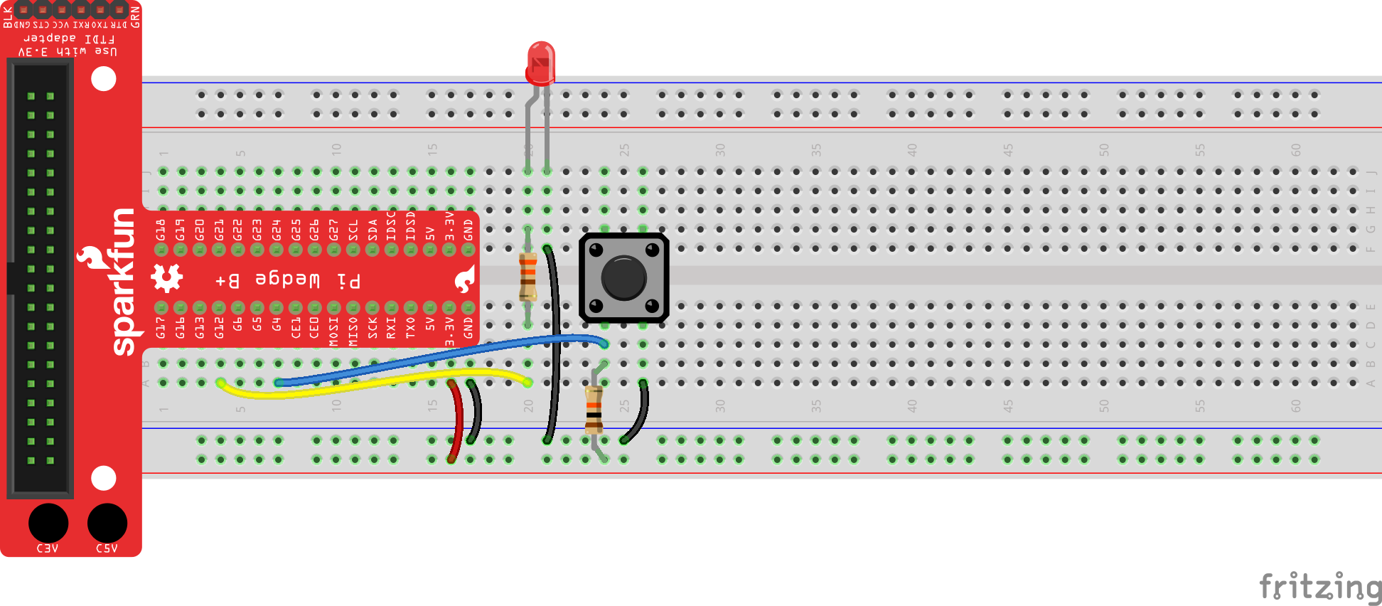 import raspberry pi 3 part fritzing