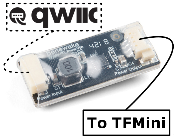 Benewake TFMini Boost Converter