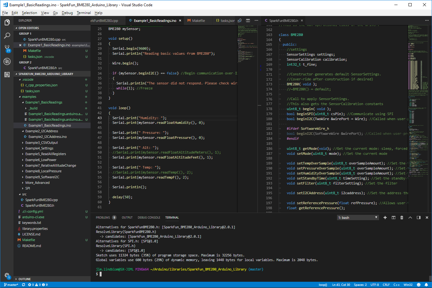 coding python in visual studio code