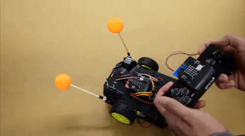 Demo Test Wireless Control micro:bot with controller:bit