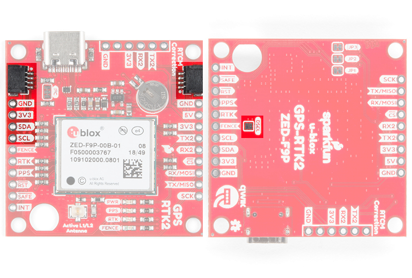 https://cdn.sparkfun.com/assets/learn_tutorials/8/5/6/15136-SparkFun_GPS-RTK2_Board_ZED-F9P_Qwiic-I2C_Port.jpg